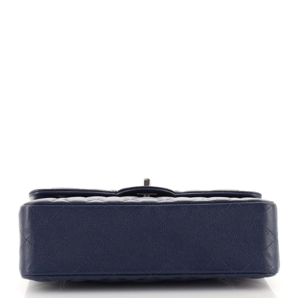 Chanel Classic Double Flap Bag Quilted Caviar Small Blue - Picture 4 of 7